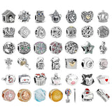 925 Silver Geometric Beads Children's Jewelry Accessories