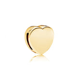 S925 Sterling Silver Reflective Small Box Gift Clip Love Clip Charm