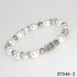 Shell Pearl Bracelet Beads Accessories Elastic Line Women Girls Wedding