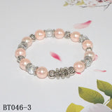 Shell Pearl Bracelet Separated Beads Elastic Line Women Girls Gift