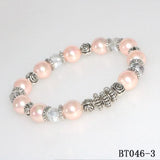 Shell Pearl Bracelet Beads Accessories Elastic Line Women Girls Wedding