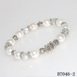 Shell Pearl Bracelet Beads Accessories Elastic Line Women Girls Wedding