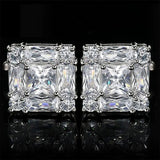 Zircon Cufflinks Men's Jewelry Wedding French Shirts Cuff Links