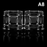Zircon Cufflinks Men's Jewelry Wedding French Shirts Cuff Links