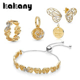 S925 Sterling Silver Butterfly Series Set - Women's DIY Jewelry