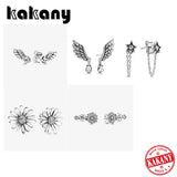 S925 Wings, Stars, Daisy Flower Earrings for Women