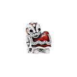 Oriental Culture Lion Dance Heraldic Couples Jewelry