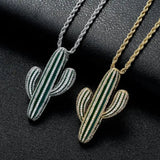 Cat and Mouse Pendant Necklace Men Hip Hop Jewelry