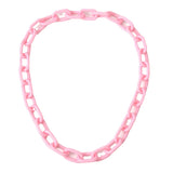 Hip Hop Acrylic Chain Necklace Choker Jewelry
