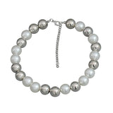 Hip-hop Pearl Beaded Choker Necklace