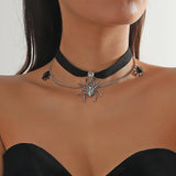 Horror Halloween Necklace Skull Pumpkin Spider Bat Pendant