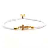 Hollow Ball Charm Bracelet Women Pave Zircon Multicolor Adjustable Milanese Rope