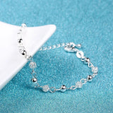 Hollow Beads Chains Bracelet Charming Party Wedding Hand Jewelry Accessories