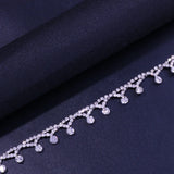 Geometric Crystal Anklet Sexy Beach Chain