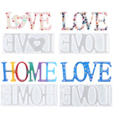 Alphabet Silicone Ornament Mould for Epoxy Resin DIY Crafts