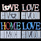 Alphabet Silicone Ornament Mould for Epoxy Resin DIY Crafts