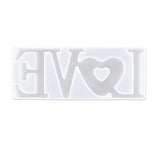 Alphabet Silicone Ornament Mould for Epoxy Resin DIY Crafts