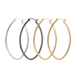 316 Stainless Steel Hoop Earrings Circle Earring Jewelry For Women Party