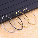 316 Stainless Steel Hoop Earrings Circle Earring Jewelry For Women Party