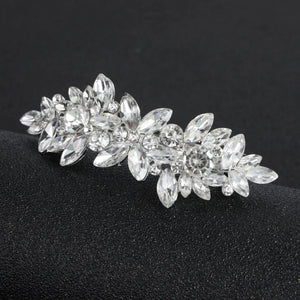 Crystal Spring Hairpin Hair Clip Bridal Jewelry Barrette