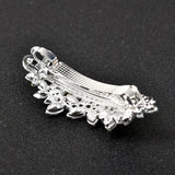 Crystal Spring Hairpin Hair Clip Bridal Jewelry Barrette