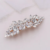 Crystal Spring Hairpin Hair Clip Bridal Jewelry Barrette
