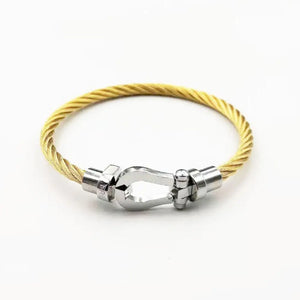 Magnetic Clasp Bracelet Stainless Steel Chain Bangle