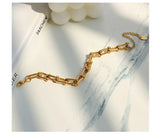 Exaggerated Horseshoes Buckle U-Shaped Steel Bracelet for Women