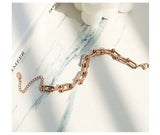 Exaggerated Horseshoes Buckle U-Shaped Steel Bracelet for Women