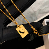 Hot Famous 18K Heart Necklace Earring Jewelry Set Women Runway Party