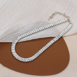 Zirconia Wedding Necklace Sexy Ladies Party Necklace Gift