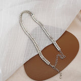 Zirconia Wedding Necklace Sexy Ladies Party Necklace Gift