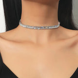 Zirconia Wedding Necklace Sexy Ladies Party Necklace Gift