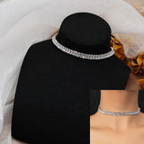 Zirconia Wedding Necklace Sexy Ladies Party Necklace Gift