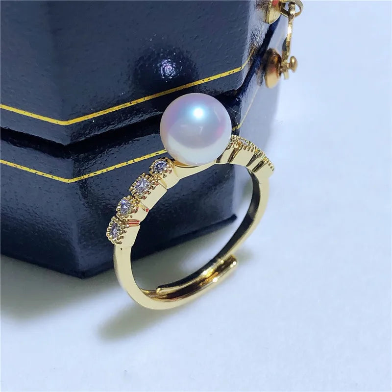Adjustable Ring Base Mountings for Jewelry Making