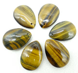 Tiger Eye Water Droplets Charms Pendant for DIY Jewelry Making Necklace