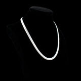 Punk Collar Necklace 925 Sterling Silver Snake Chain