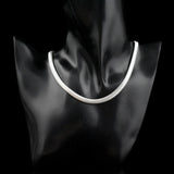 Punk Collar Necklace 925 Sterling Silver Snake Chain