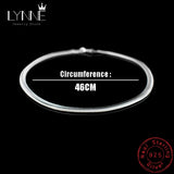 Punk Collar Necklace 925 Sterling Silver Snake Chain