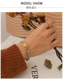 Zircon Stainless Steel Bracelets for Women