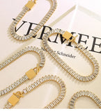 Zircon Stainless Steel Bracelets for Women