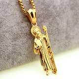 Stainless Steel Vintage Men's Pendant Necklace 24inch