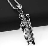Stainless Steel Vintage Men's Pendant Necklace 24inch
