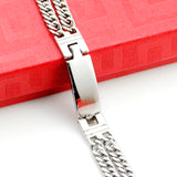 Stainless Steel Charm ID Bracelets High Jewelry