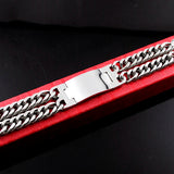 Stainless Steel Charm ID Bracelets High Jewelry