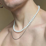 Classic Stainless Steel Box Chain Men Necklace