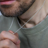 Classic Stainless Steel Box Chain Men Necklace