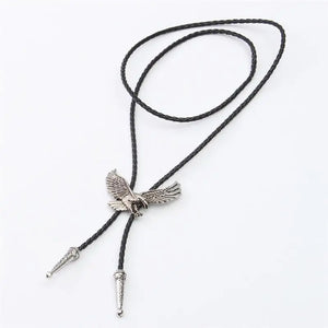 Indian Eagle Pendant Necklace Bolo Tie Western Cowboy Rodeo Belt Necktie