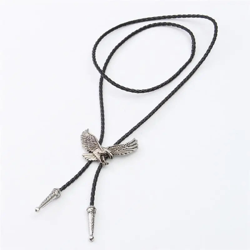 Indian Eagle Pendant Necklace Bolo Tie Western Cowboy Rodeo Belt Necktie