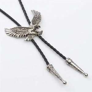 Indian Eagle Pendant Necklace Bolo Tie Western Cowboy Rodeo Belt Necktie